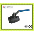 China Factory 2 PC Gewinde-End-Kugelhahn mit ISO 5211